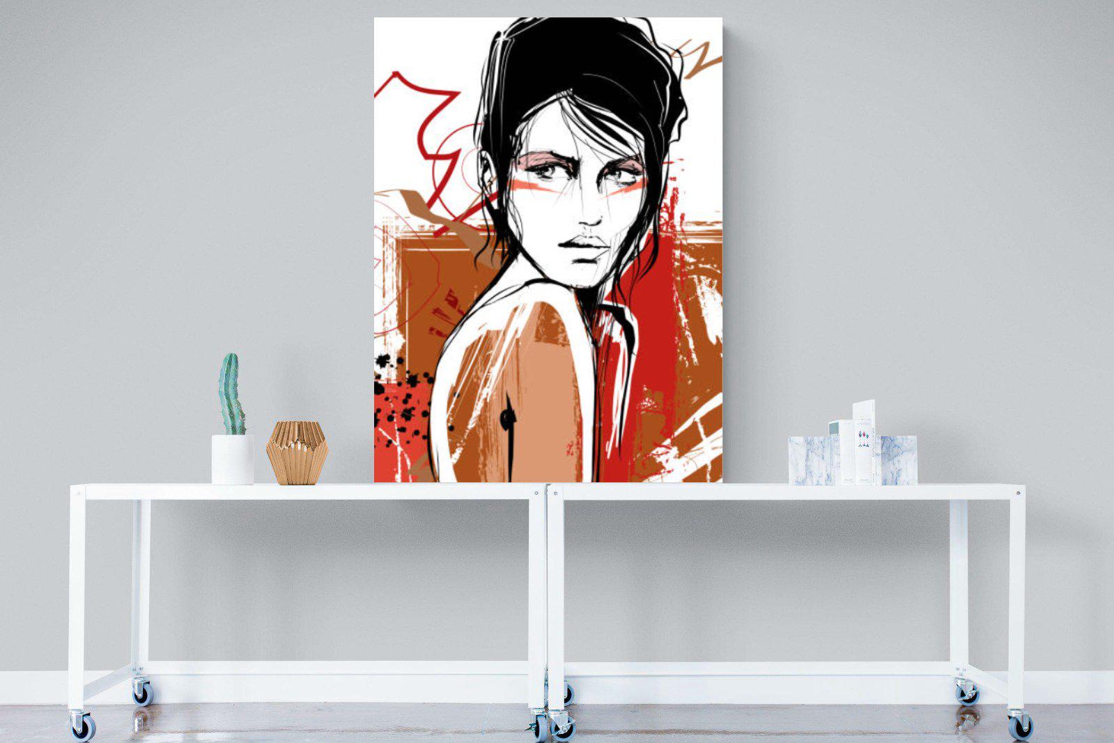 Glance-Wall_Art-90 x 120cm-Mounted Canvas-No Frame-Pixalot