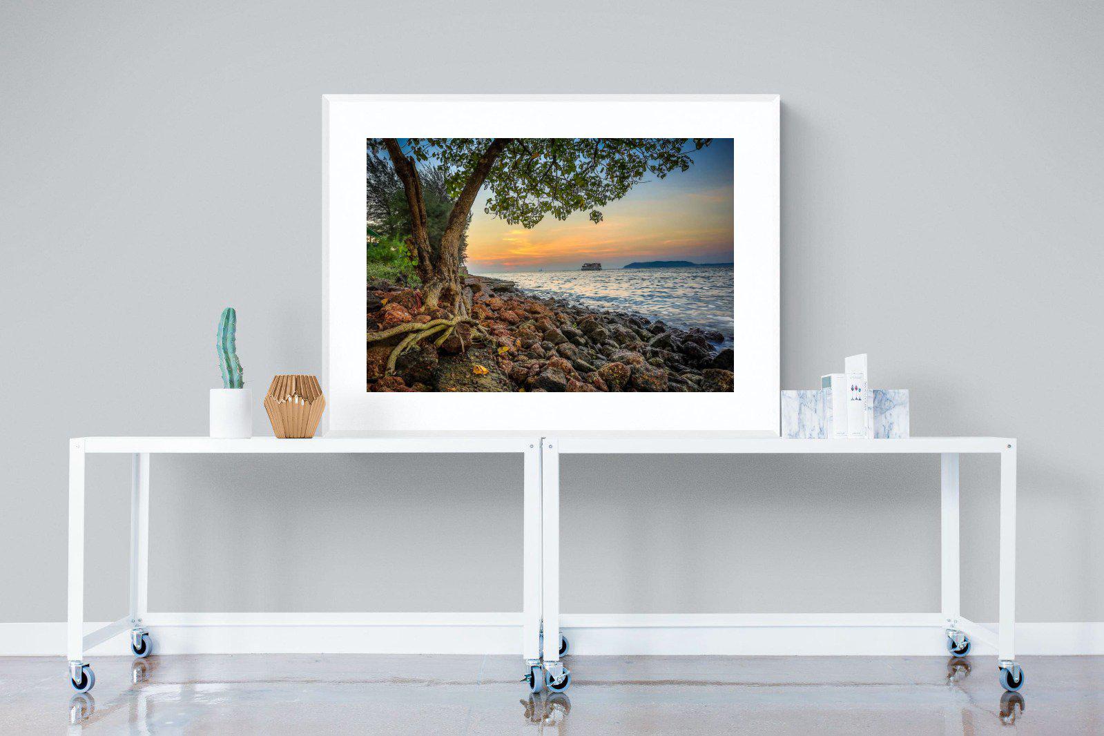 Goa-Wall_Art-120 x 90cm-Framed Print-White-Pixalot