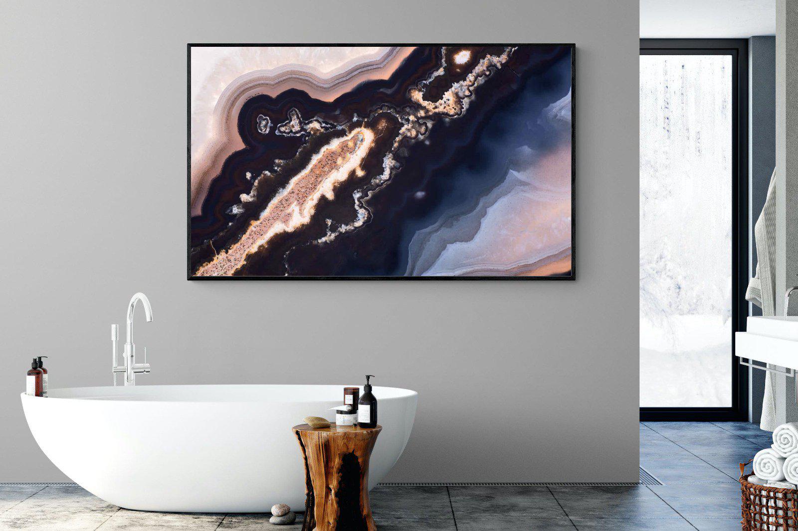 Gold Vein-Wall_Art-180 x 110cm-Mounted Canvas-Black-Pixalot