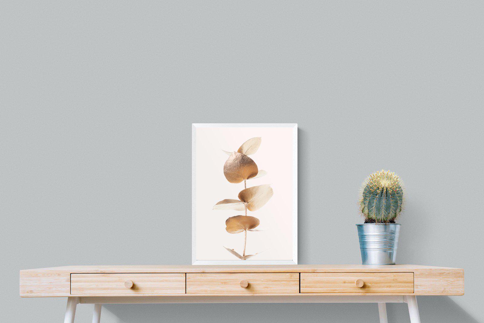 Golden Eucalyptus-Wall_Art-45 x 60cm-Mounted Canvas-White-Pixalot