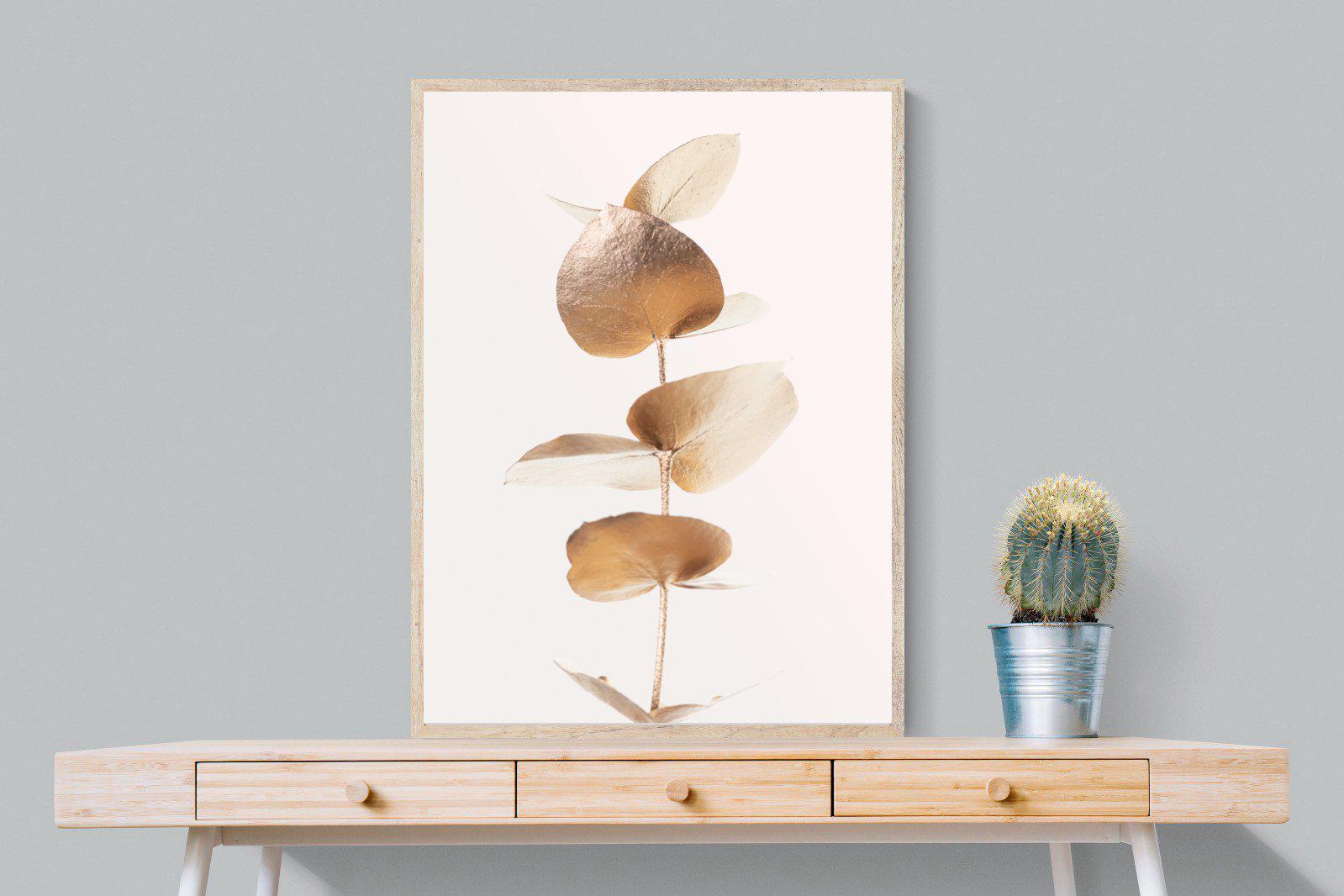 Golden Eucalyptus-Wall_Art-75 x 100cm-Mounted Canvas-Wood-Pixalot