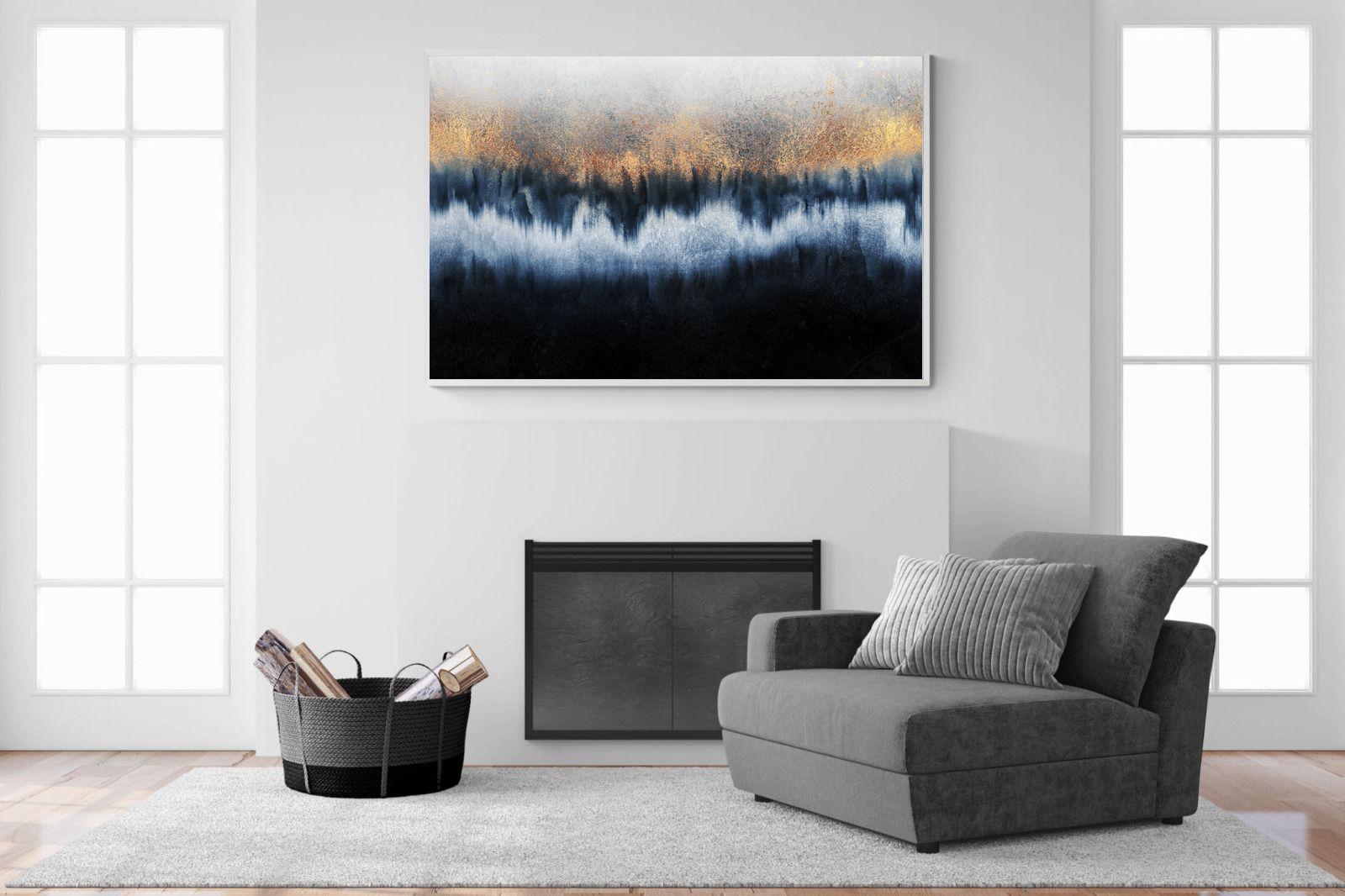 Golden Horizon-Wall_Art-150 x 100cm-Mounted Canvas-White-Pixalot