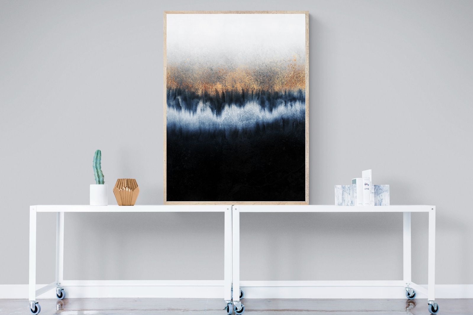 Golden Horizon-Wall_Art-90 x 120cm-Mounted Canvas-Wood-Pixalot