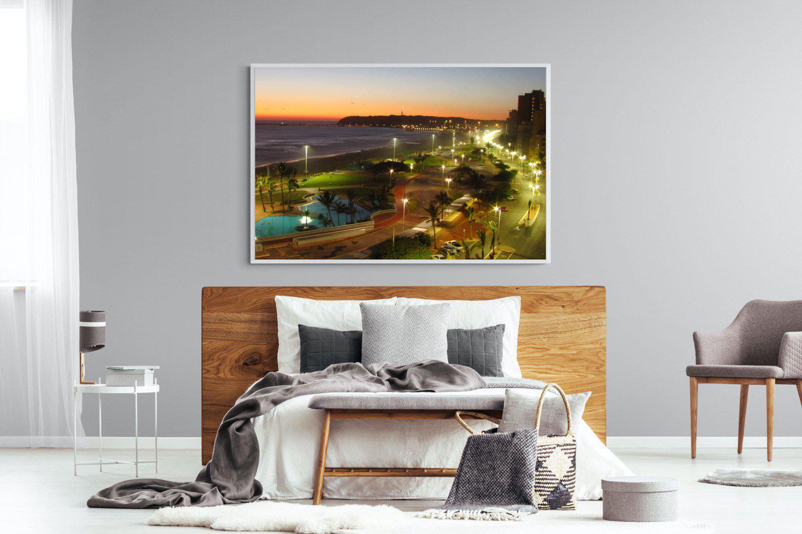 Golden Mile-Wall_Art-150 x 100cm-Mounted Canvas-White-Pixalot