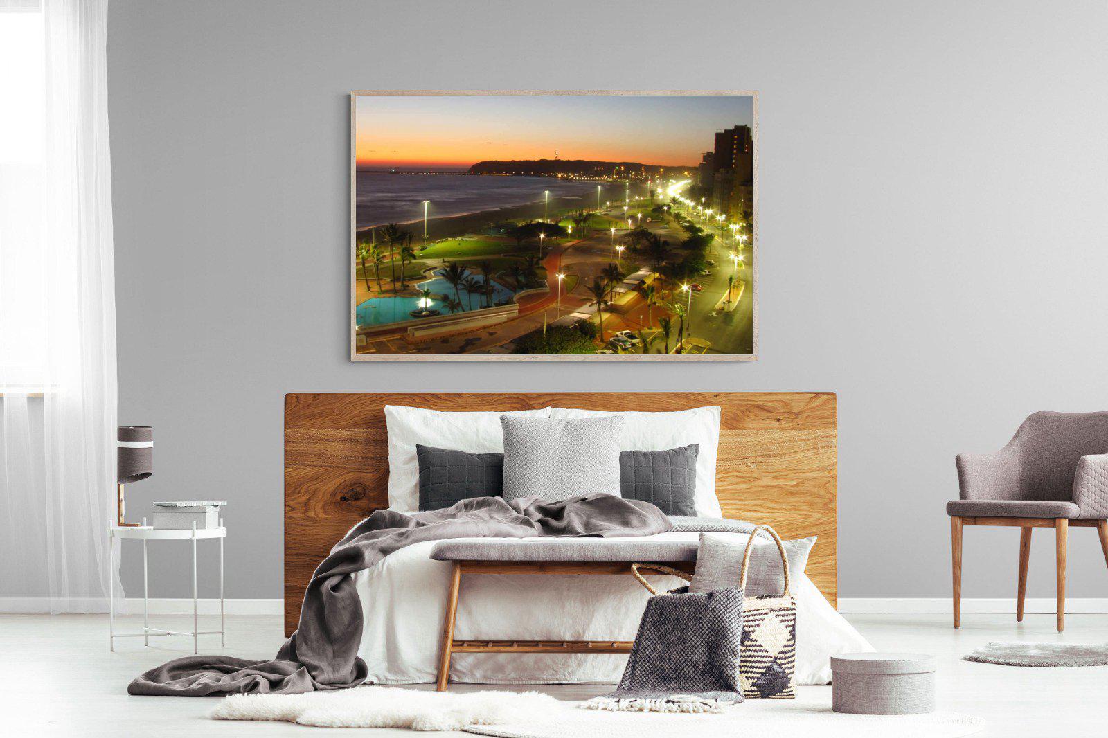 Golden Mile-Wall_Art-150 x 100cm-Mounted Canvas-Wood-Pixalot