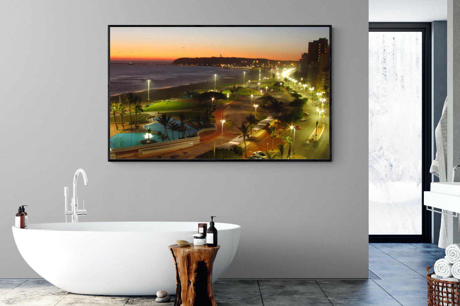 Golden Mile-Wall_Art-180 x 110cm-Mounted Canvas-Black-Pixalot