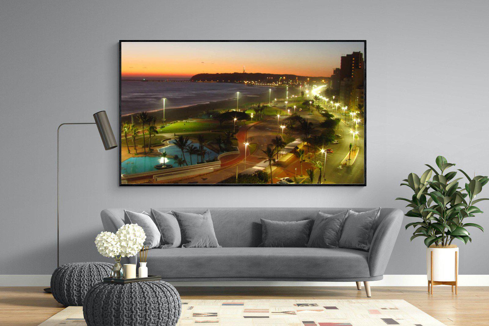 Golden Mile-Wall_Art-220 x 130cm-Mounted Canvas-Black-Pixalot