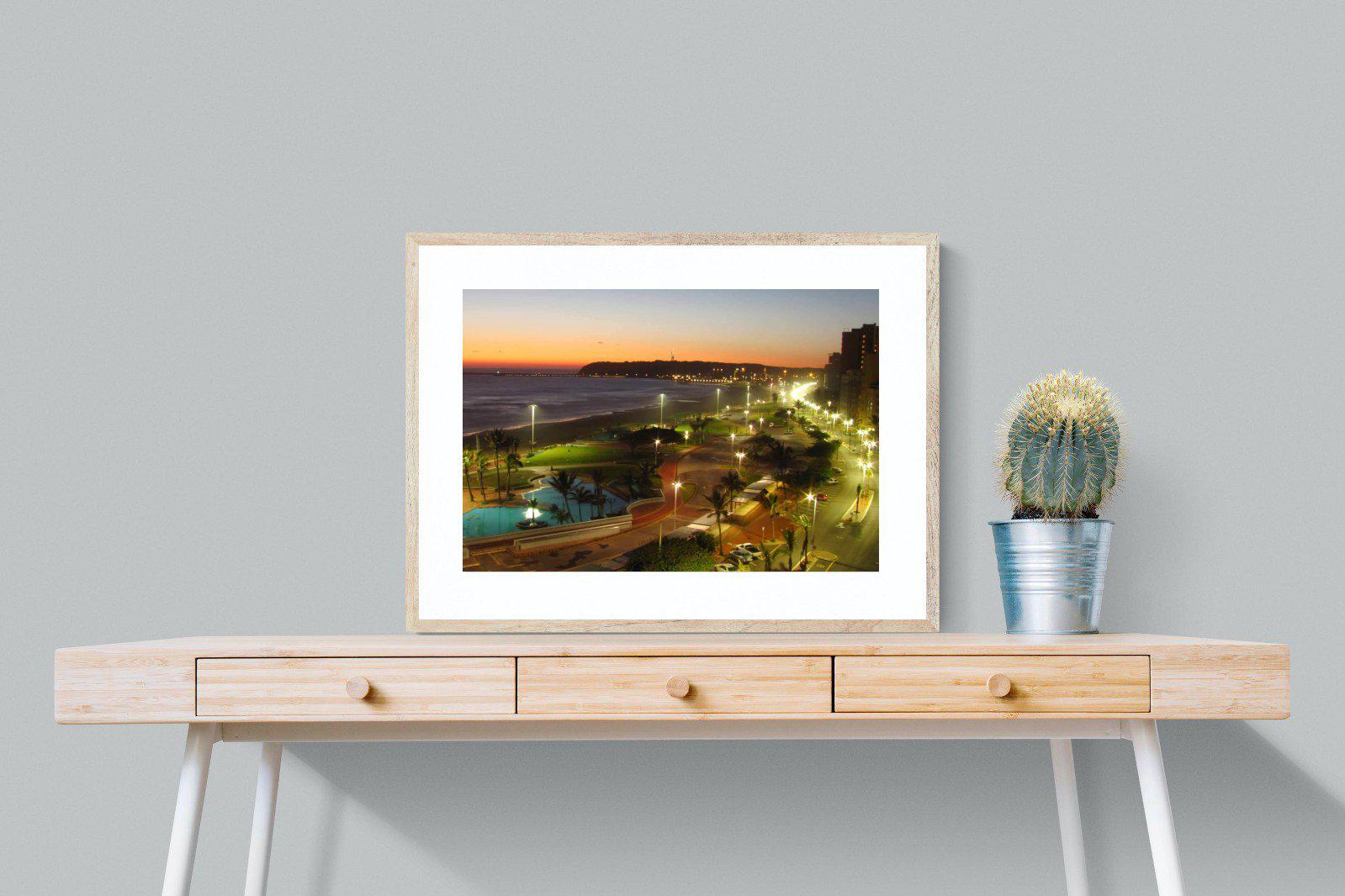 Golden Mile-Wall_Art-80 x 60cm-Framed Print-Wood-Pixalot