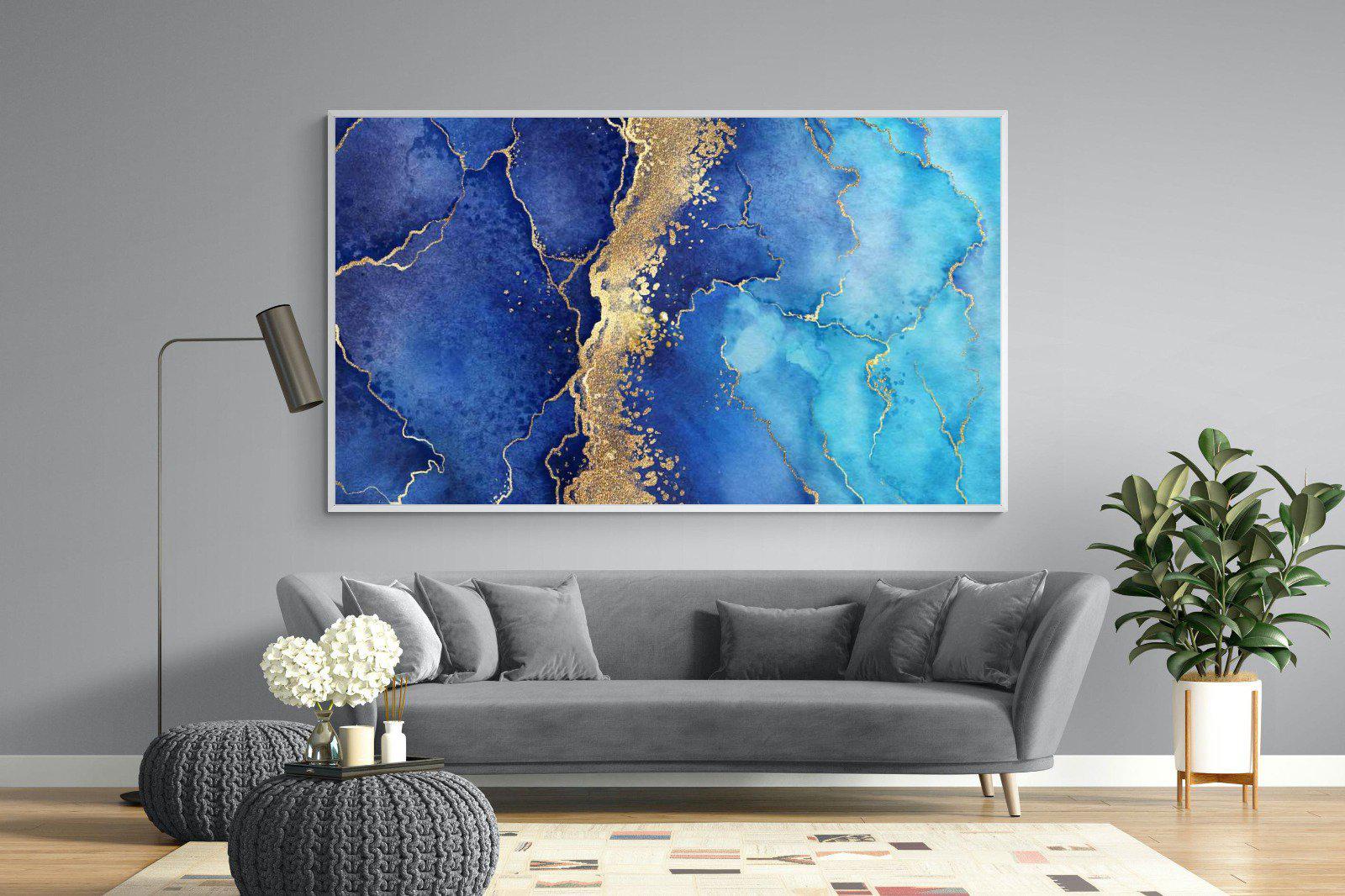 Golden Veins-Wall_Art-220 x 130cm-Mounted Canvas-White-Pixalot