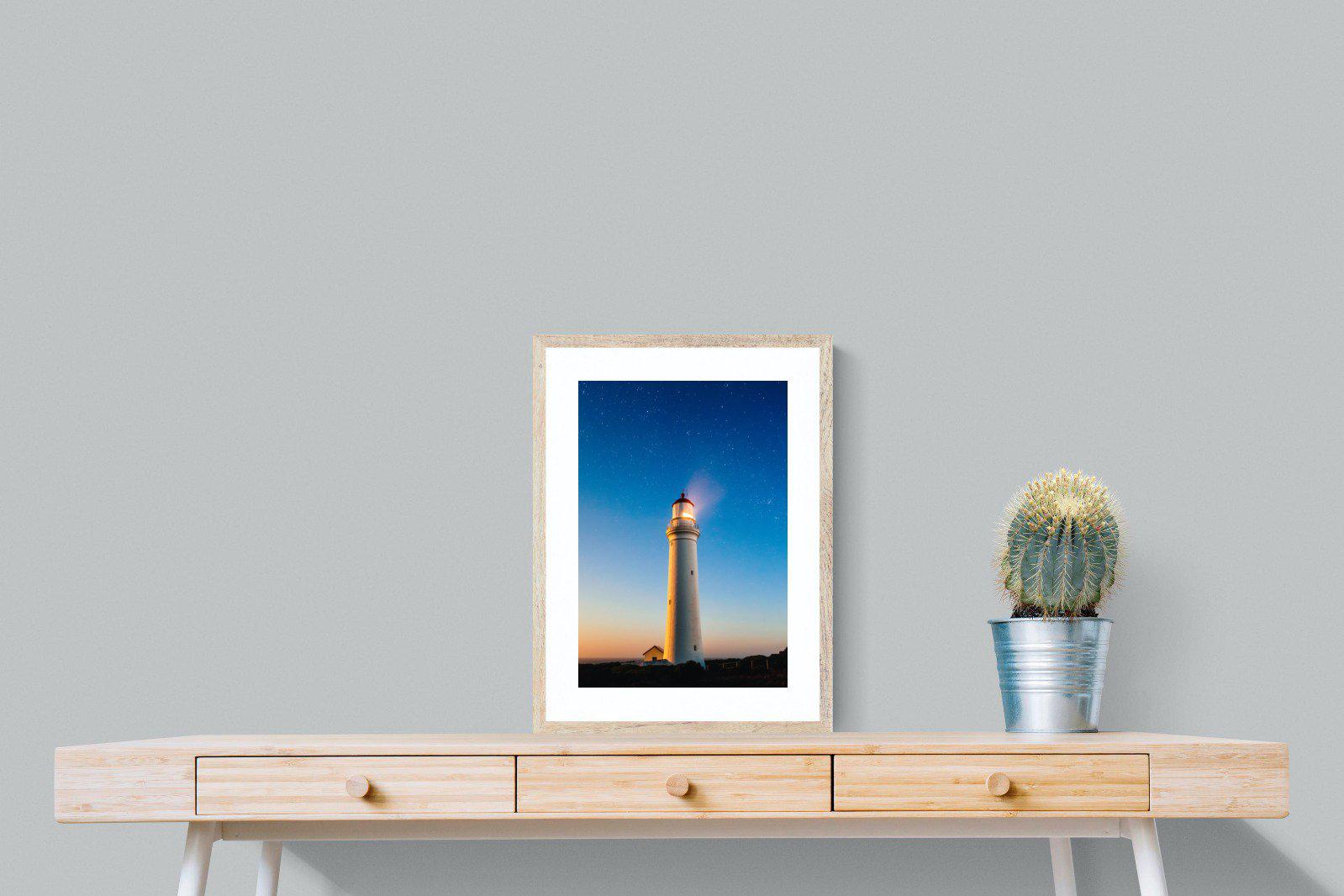 Guiding Light-Wall_Art-45 x 60cm-Framed Print-Wood-Pixalot