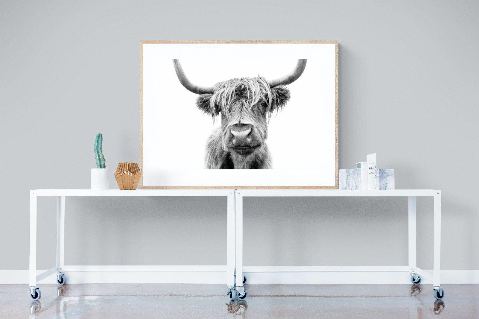 Hairy-Wall_Art-120 x 90cm-Framed Print-Wood-Pixalot