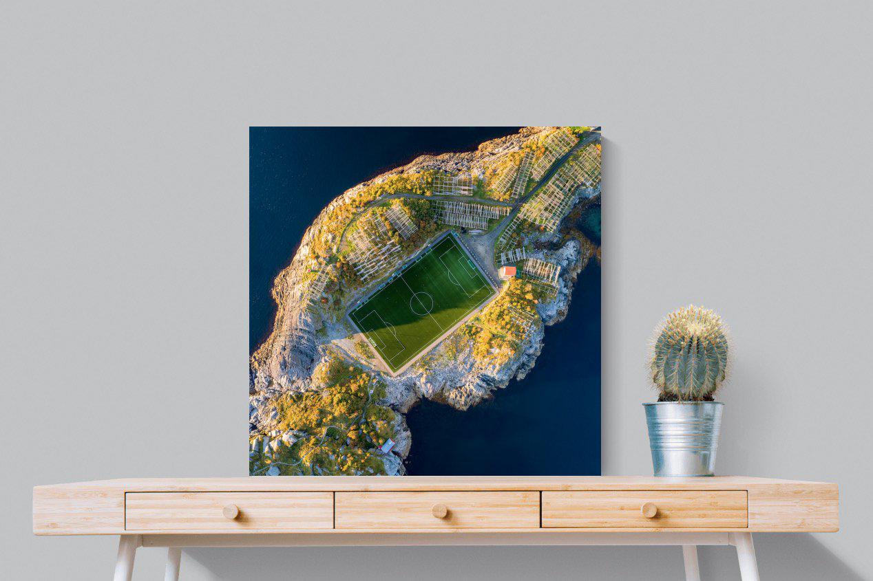 Henningsvaer-Wall_Art-80 x 80cm-Mounted Canvas-No Frame-Pixalot