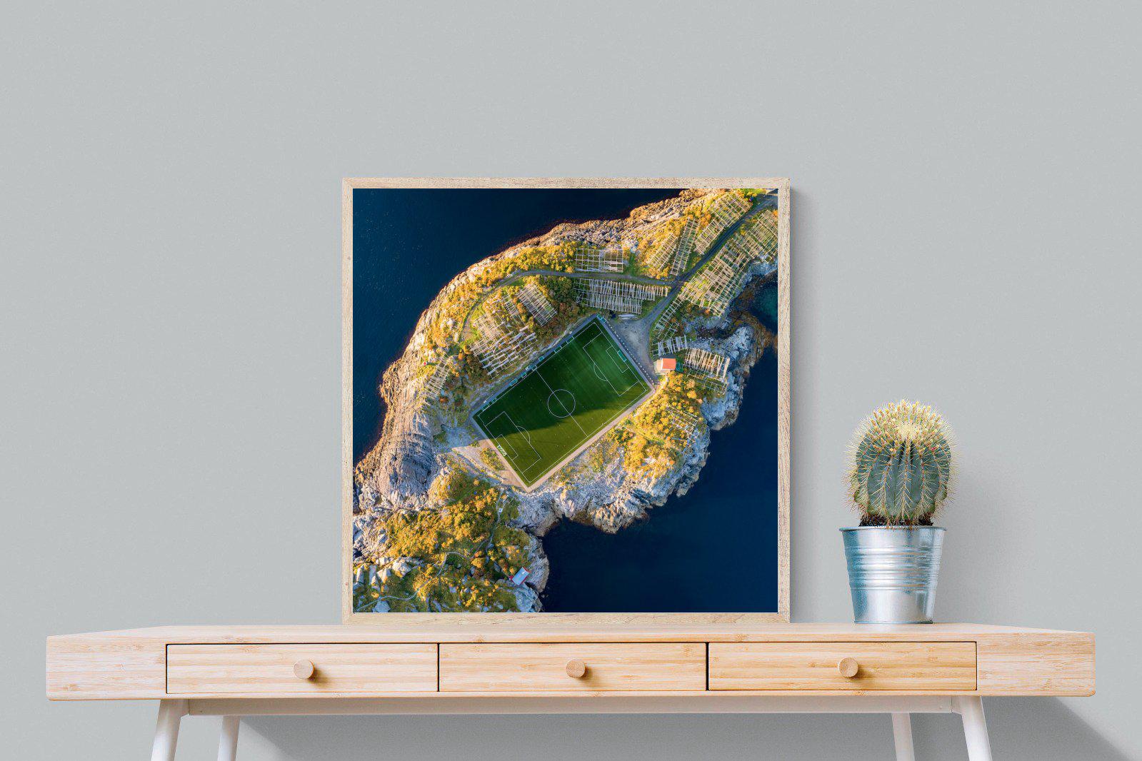 Henningsvaer-Wall_Art-80 x 80cm-Mounted Canvas-Wood-Pixalot