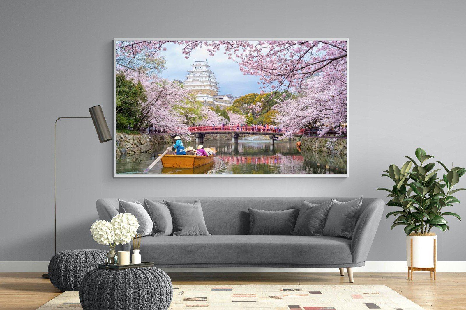 Himeji Castle-Wall_Art-220 x 130cm-Mounted Canvas-White-Pixalot