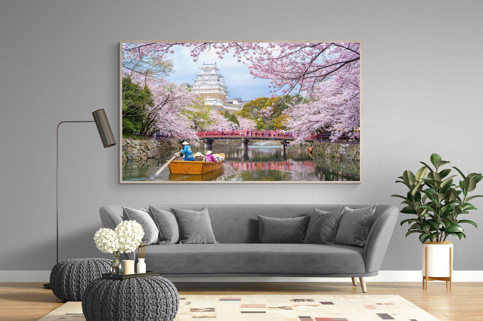 Himeji Castle-Wall_Art-220 x 130cm-Mounted Canvas-Wood-Pixalot