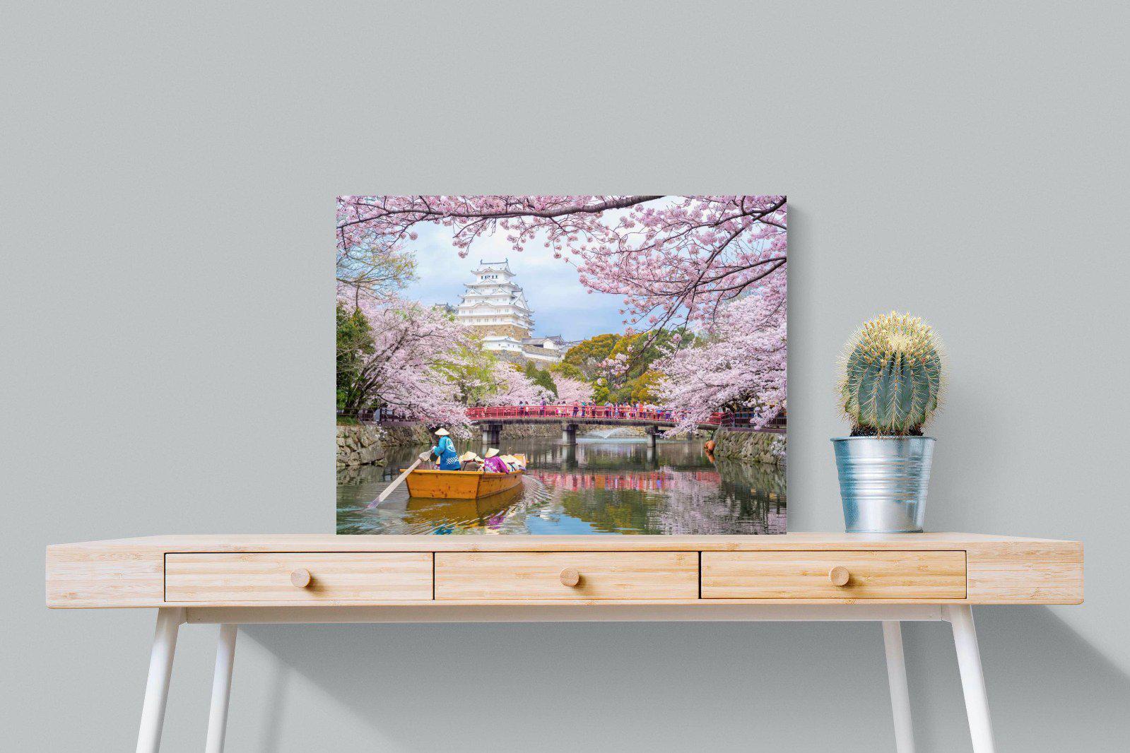 Himeji Castle-Wall_Art-80 x 60cm-Mounted Canvas-No Frame-Pixalot