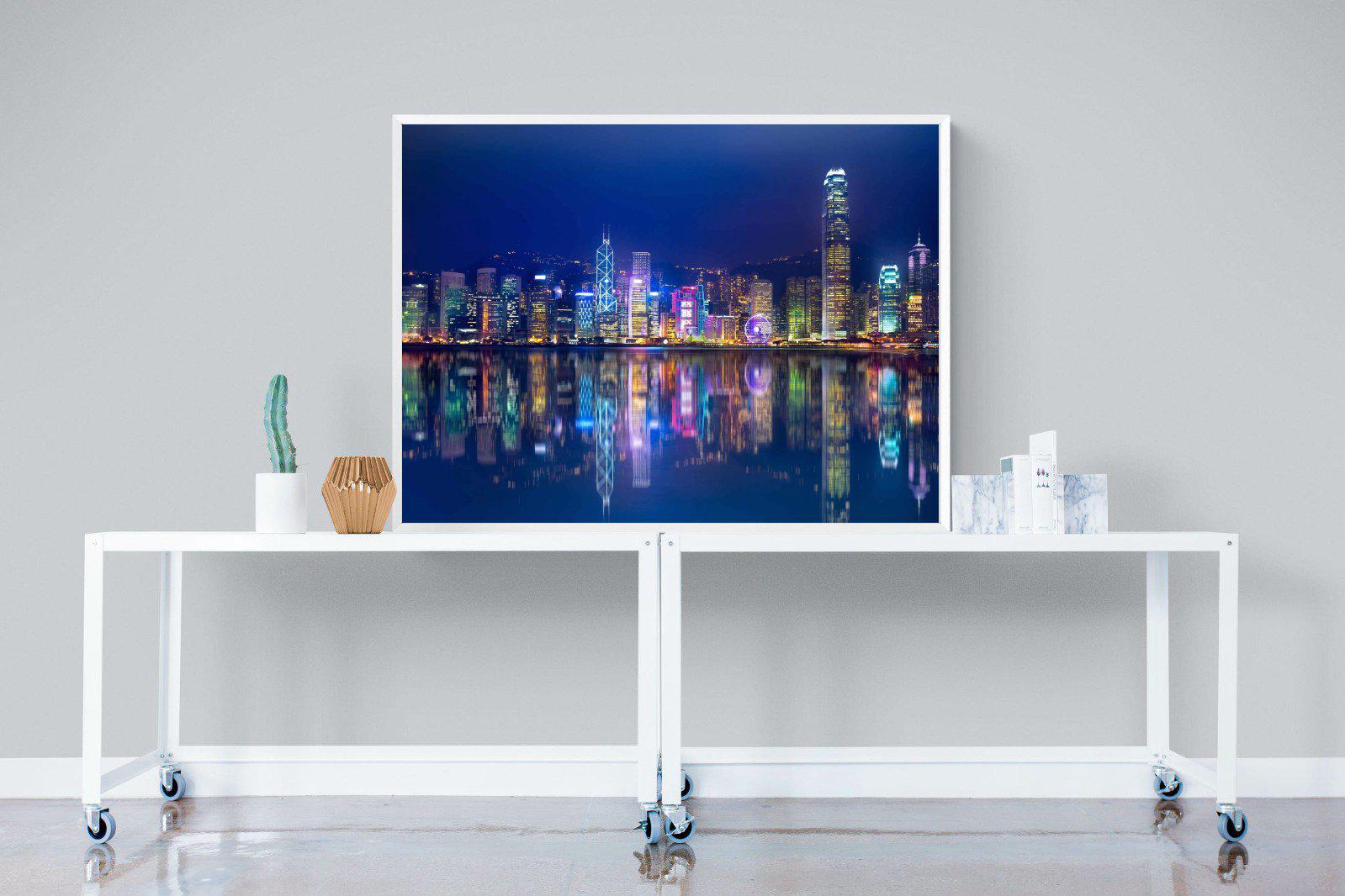 Hong Kong-Wall_Art-120 x 90cm-Mounted Canvas-White-Pixalot