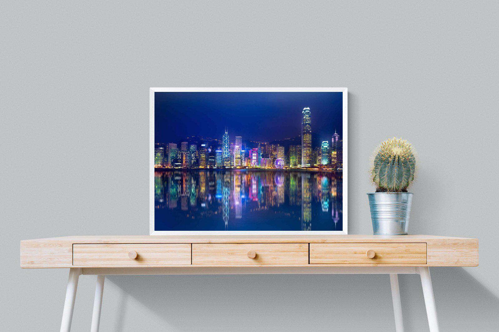 Hong Kong-Wall_Art-80 x 60cm-Mounted Canvas-White-Pixalot