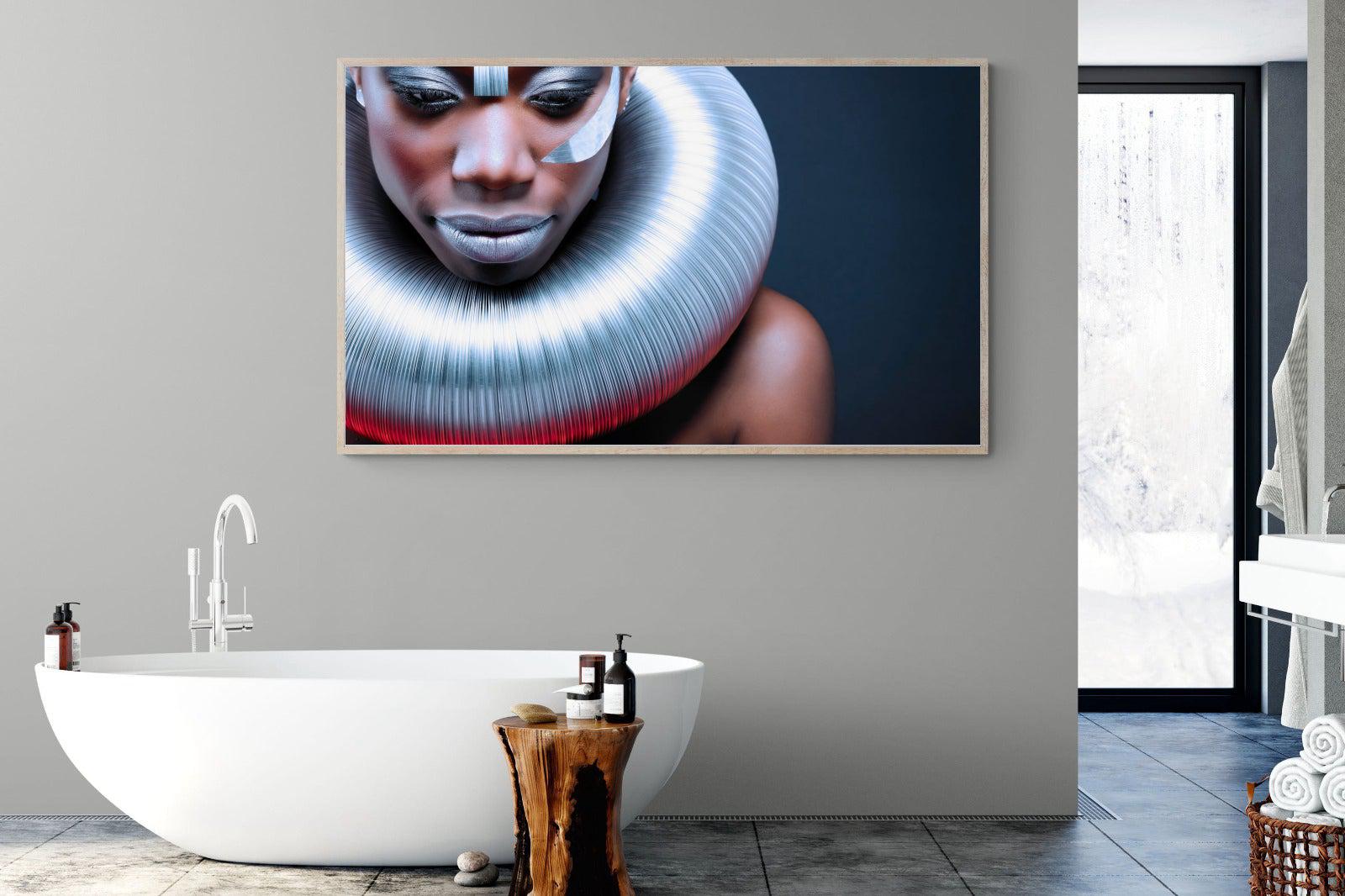 Ice Queen-Wall_Art-180 x 110cm-Mounted Canvas-Wood-Pixalot