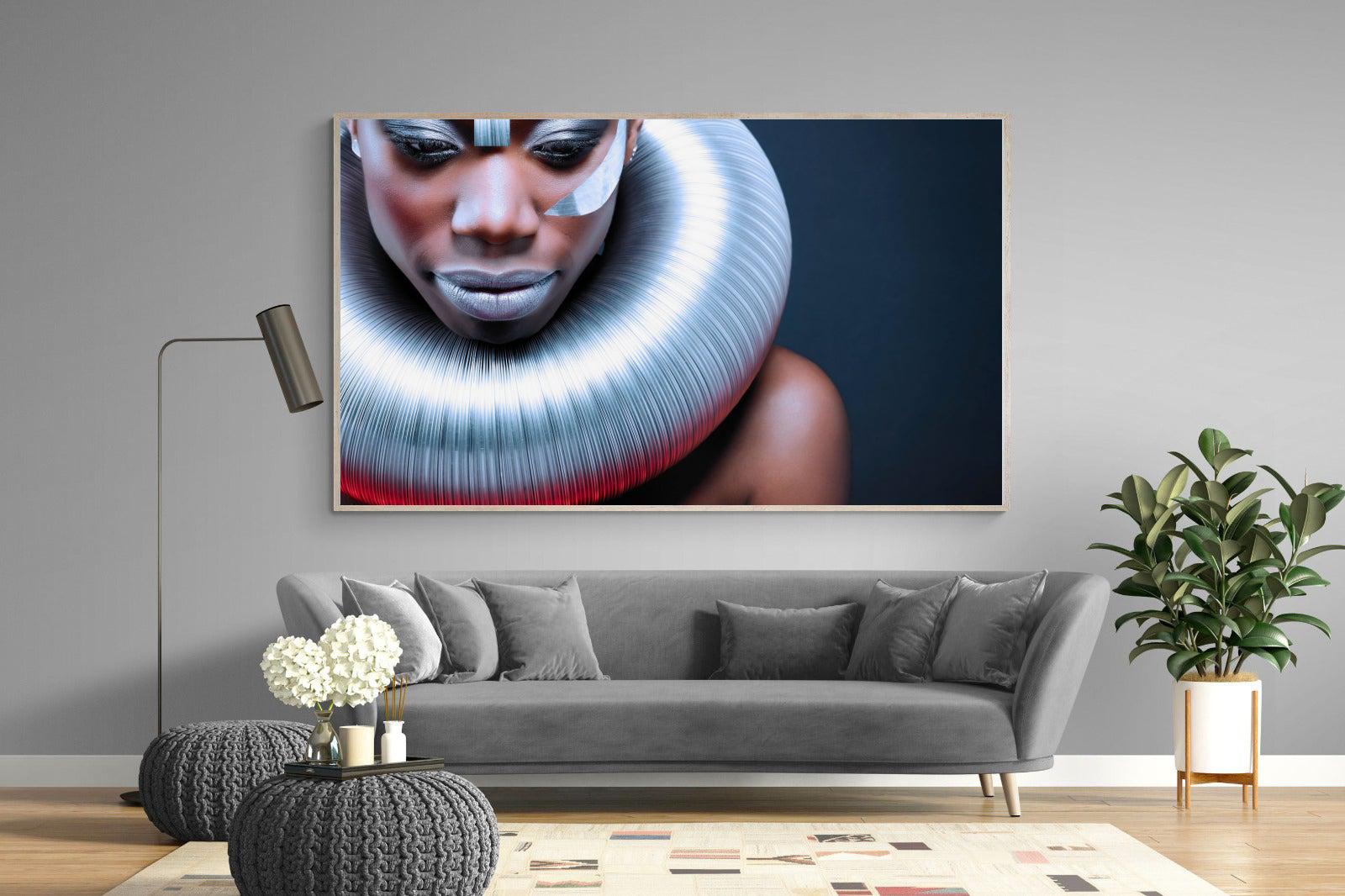 Ice Queen-Wall_Art-220 x 130cm-Mounted Canvas-Wood-Pixalot