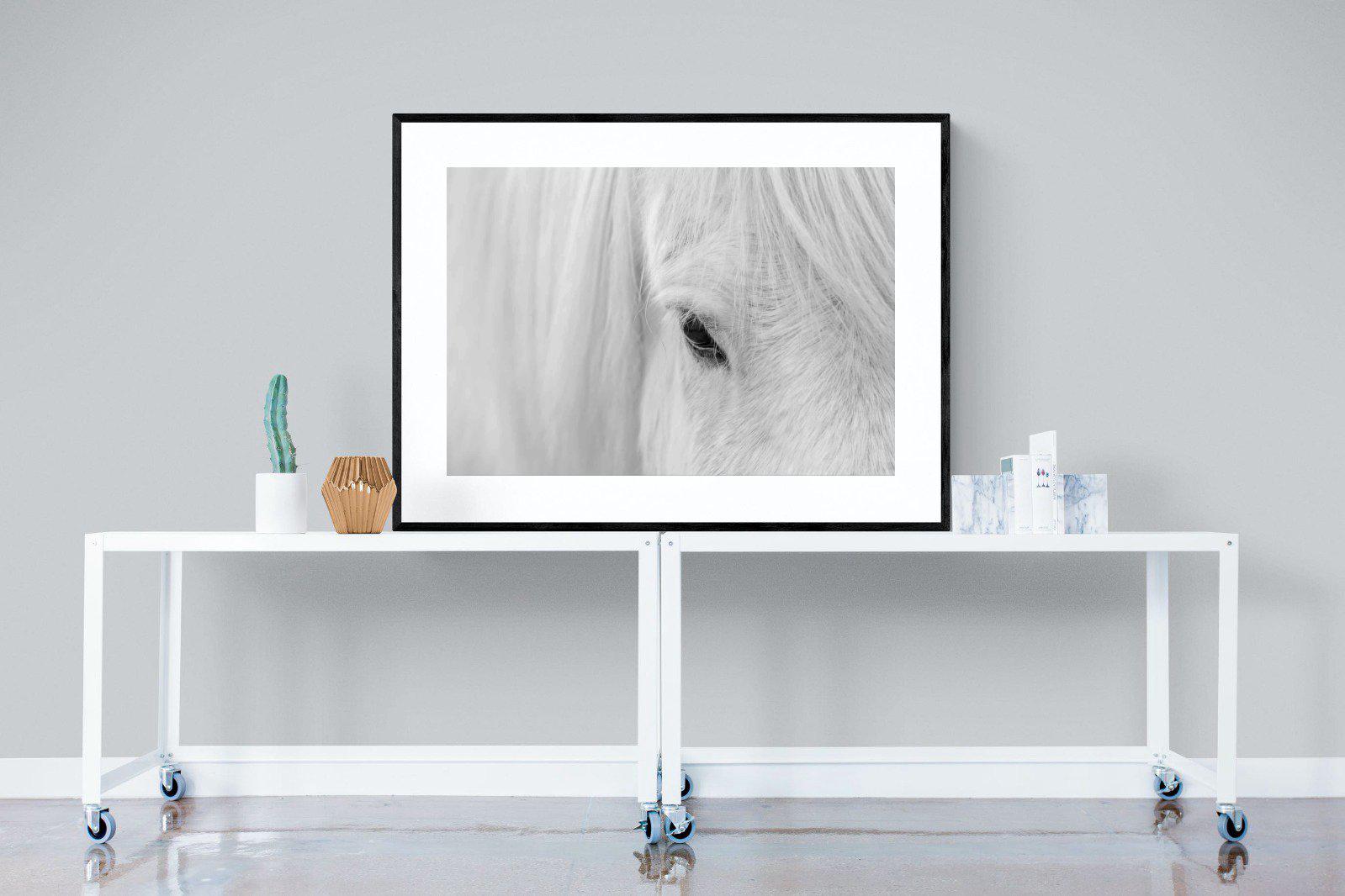 Icelandic Whisper-Wall_Art-120 x 90cm-Framed Print-Black-Pixalot