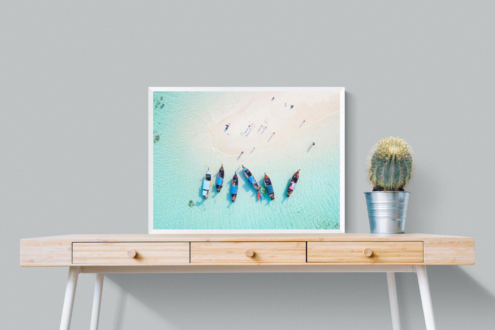 Island Hopping-Wall_Art-80 x 60cm-Mounted Canvas-White-Pixalot