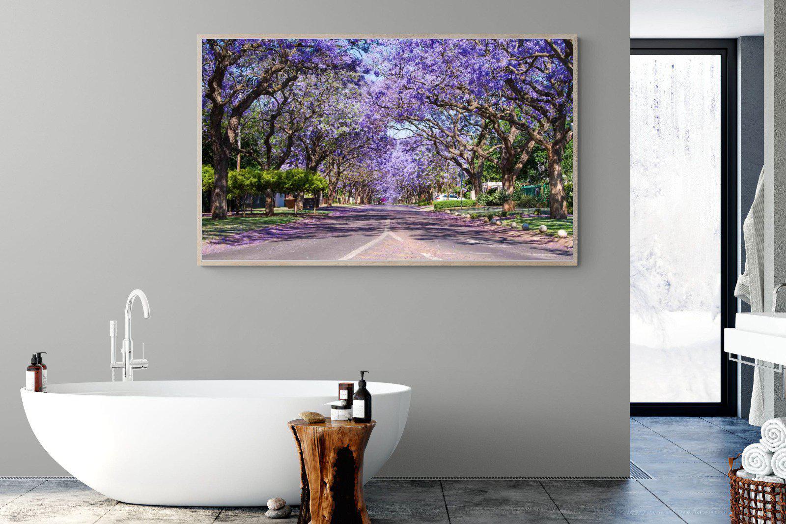 Jacaranda-Wall_Art-180 x 110cm-Mounted Canvas-Wood-Pixalot