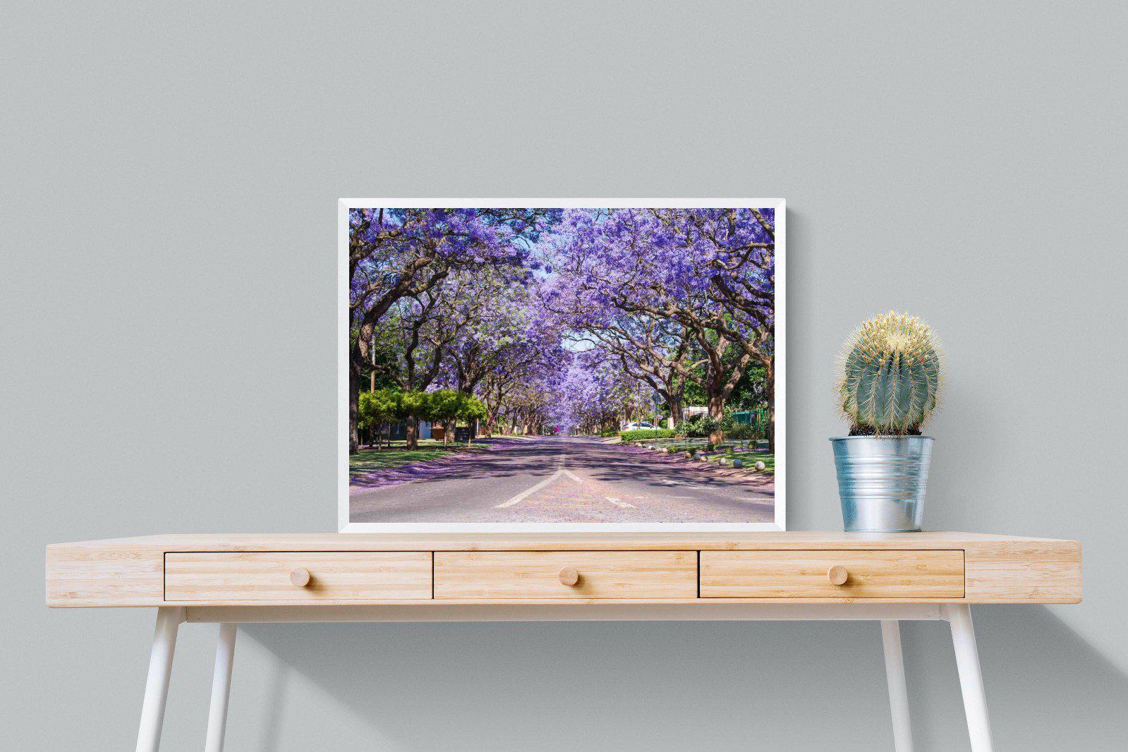 Jacaranda-Wall_Art-80 x 60cm-Mounted Canvas-White-Pixalot