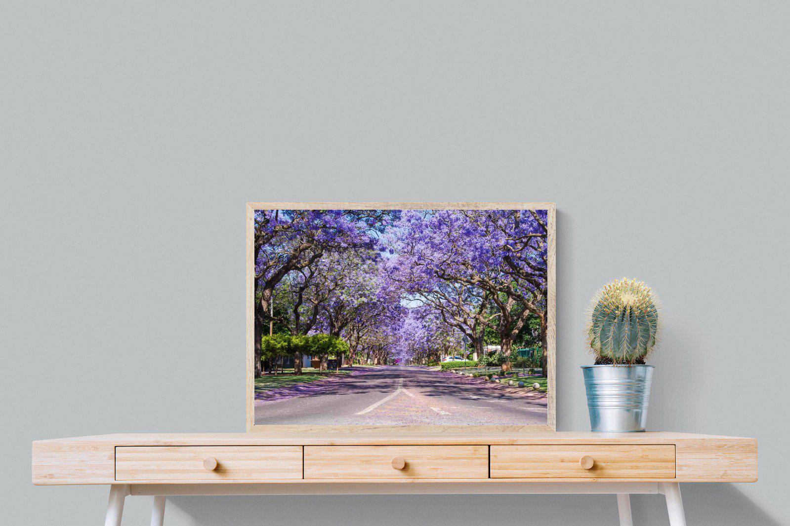 Jacaranda-Wall_Art-80 x 60cm-Mounted Canvas-Wood-Pixalot