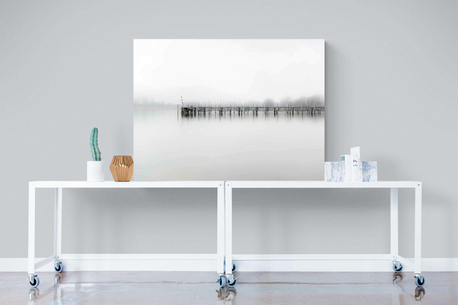 Jetty-Wall_Art-120 x 90cm-Mounted Canvas-No Frame-Pixalot