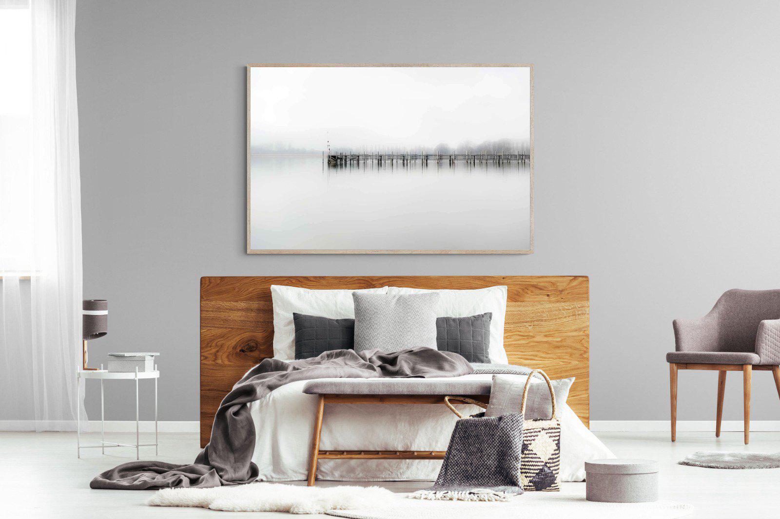 Jetty-Wall_Art-150 x 100cm-Mounted Canvas-Wood-Pixalot