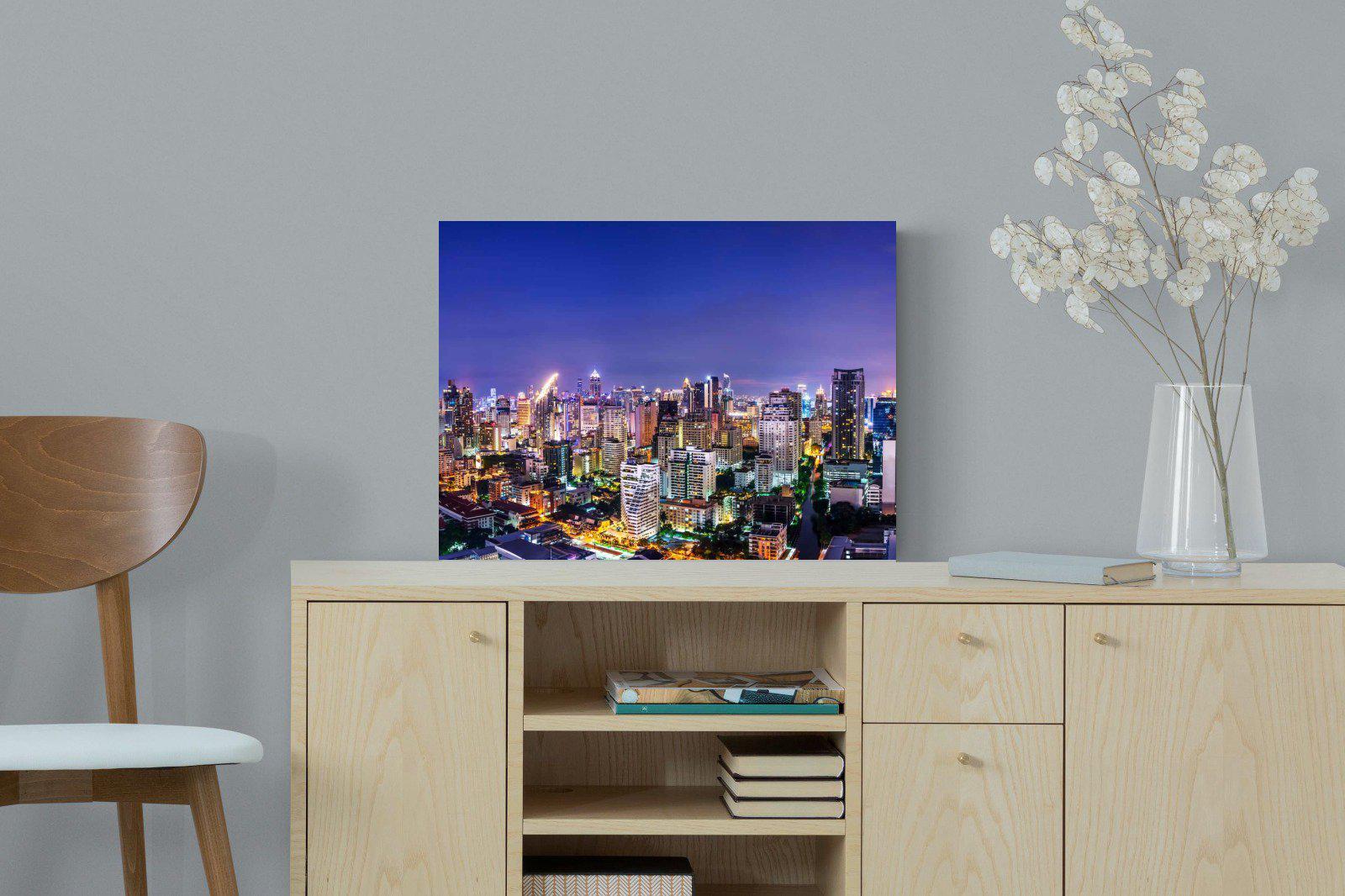 Joburg Lights-Wall_Art-60 x 45cm-Mounted Canvas-No Frame-Pixalot