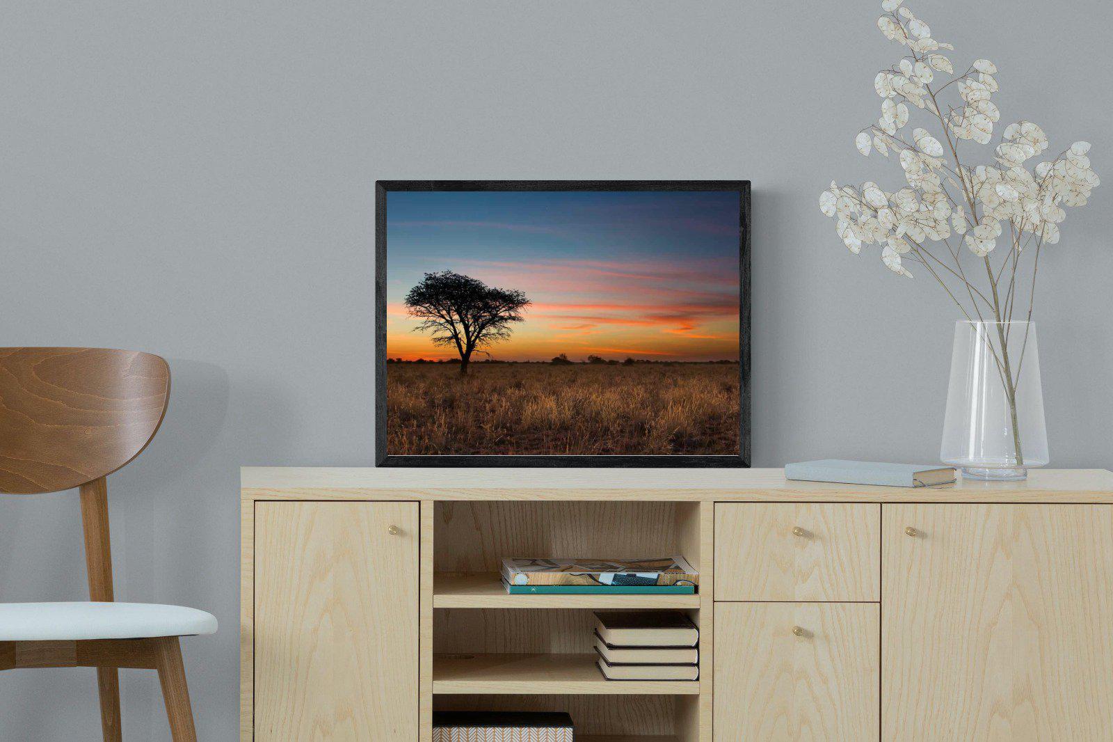 Kalahari-Wall_Art-60 x 45cm-Mounted Canvas-Black-Pixalot