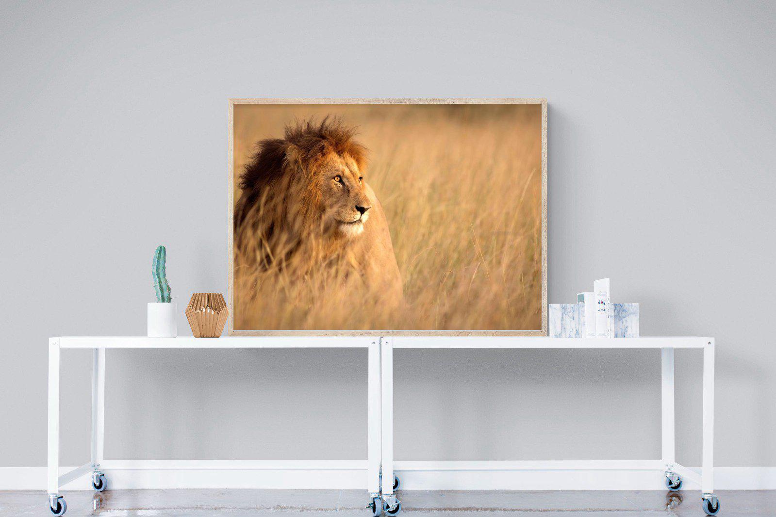 King-Wall_Art-120 x 90cm-Mounted Canvas-Wood-Pixalot