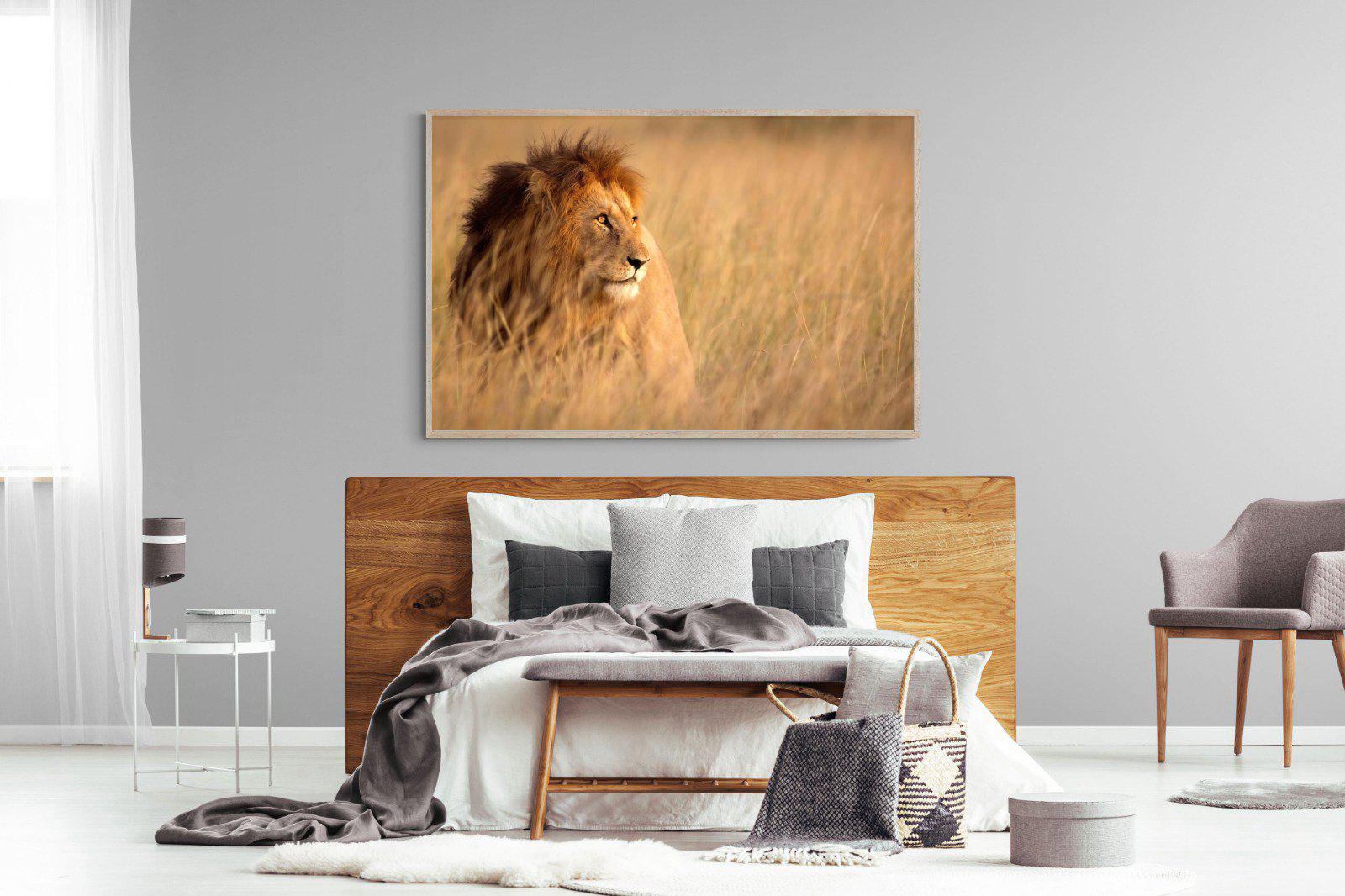 King-Wall_Art-150 x 100cm-Mounted Canvas-Wood-Pixalot