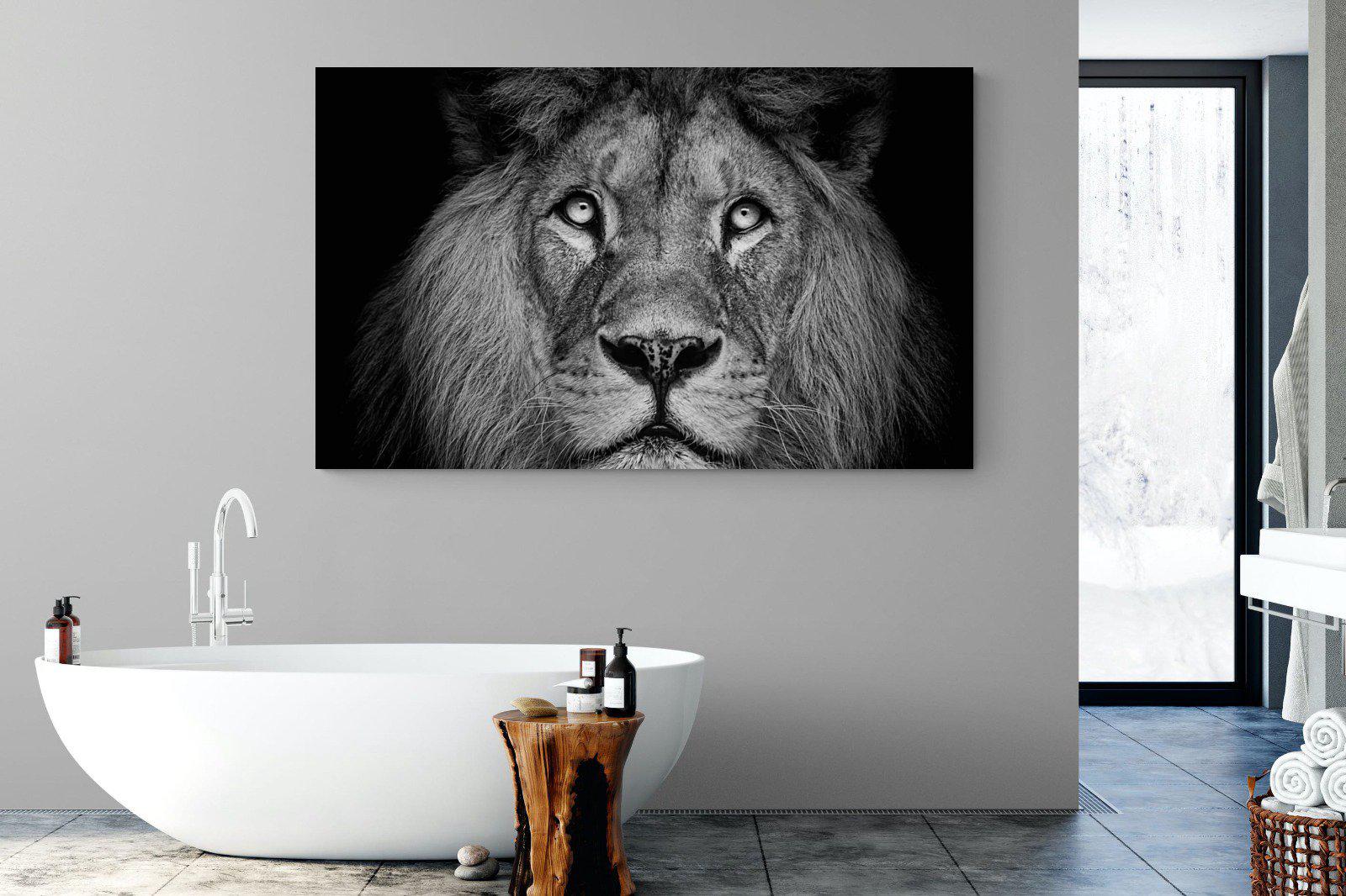 King of the Jungle-Wall_Art-180 x 110cm-Mounted Canvas-No Frame-Pixalot