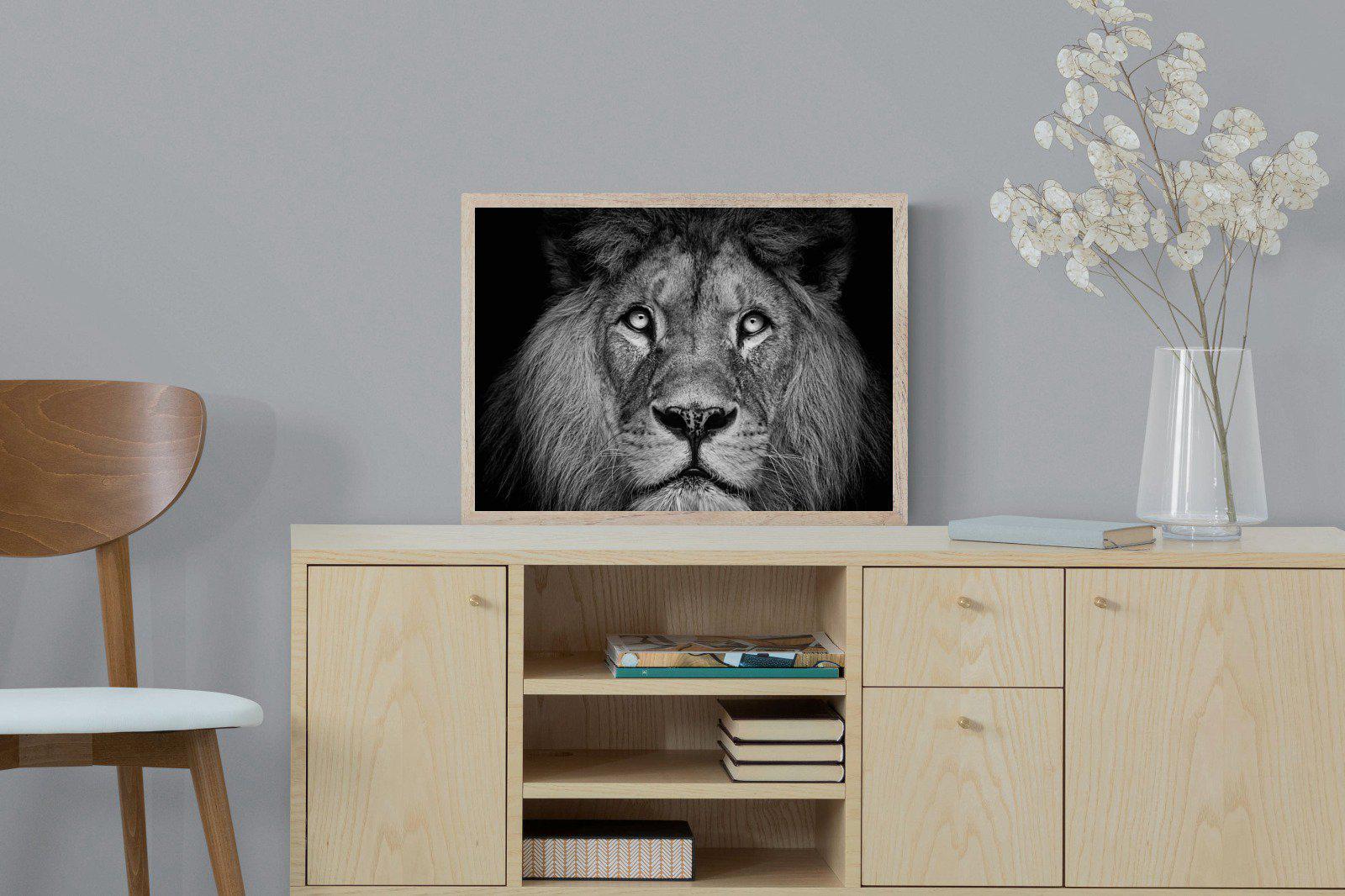 King of the Jungle-Wall_Art-60 x 45cm-Mounted Canvas-Wood-Pixalot