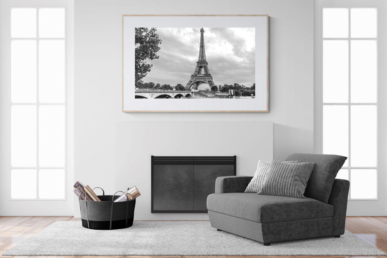 La Dame de Fer-Wall_Art-150 x 100cm-Framed Print-Wood-Pixalot