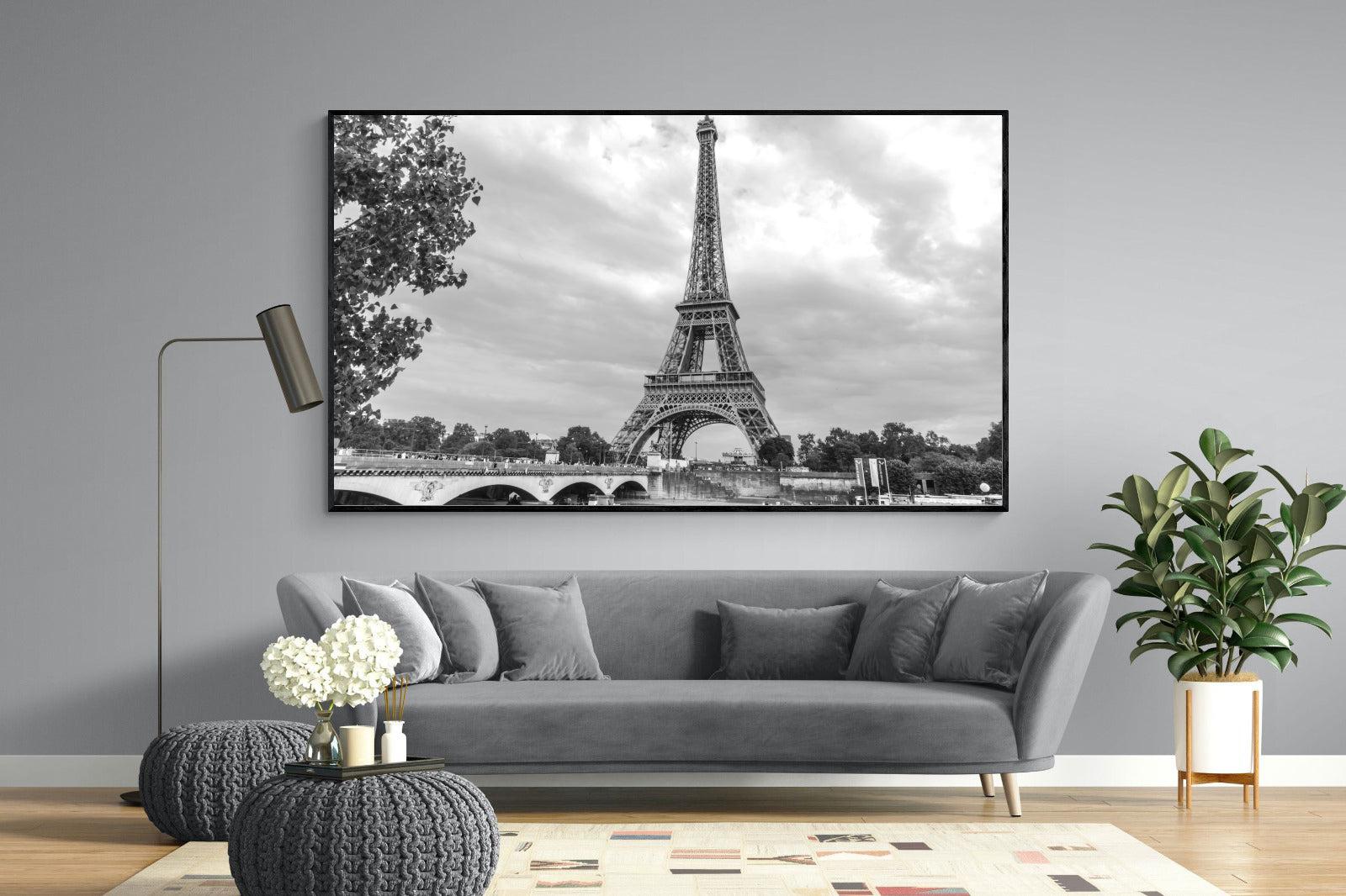 La Dame de Fer-Wall_Art-220 x 130cm-Mounted Canvas-Black-Pixalot