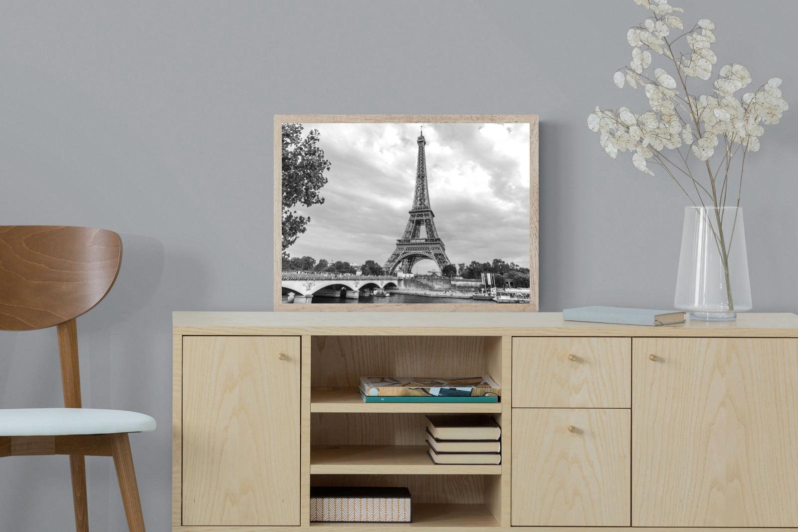 La Dame de Fer-Wall_Art-60 x 45cm-Mounted Canvas-Wood-Pixalot