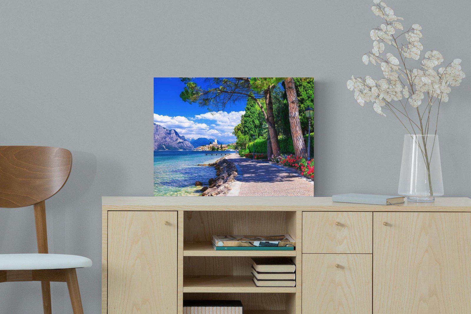 Lago di Garda-Wall_Art-60 x 45cm-Mounted Canvas-No Frame-Pixalot