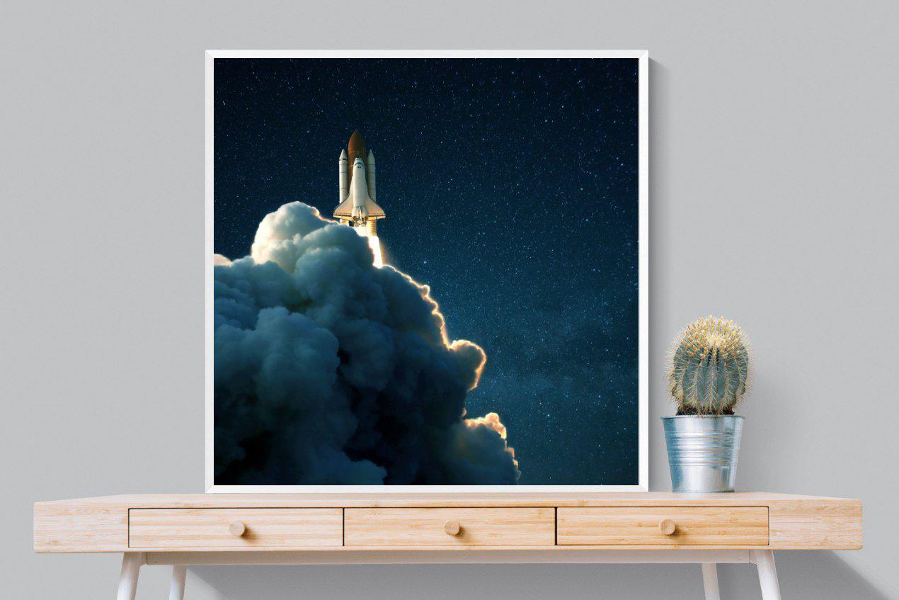 Launch-Wall_Art-100 x 100cm-Mounted Canvas-White-Pixalot