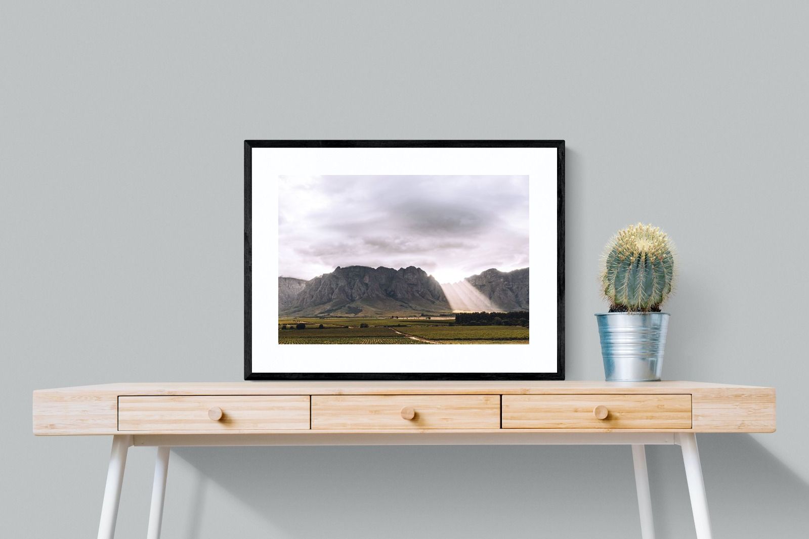 Light from Above-Wall_Art-80 x 60cm-Framed Print-Black-Pixalot