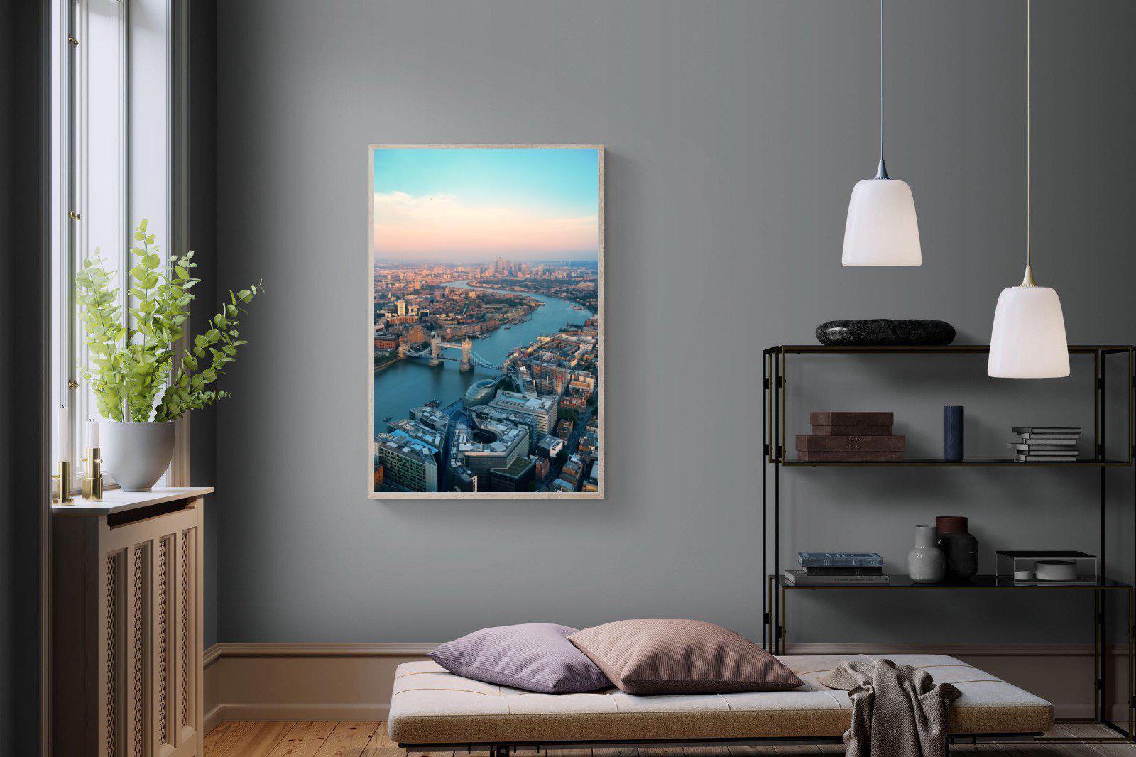 London-Wall_Art-100 x 150cm-Mounted Canvas-Wood-Pixalot