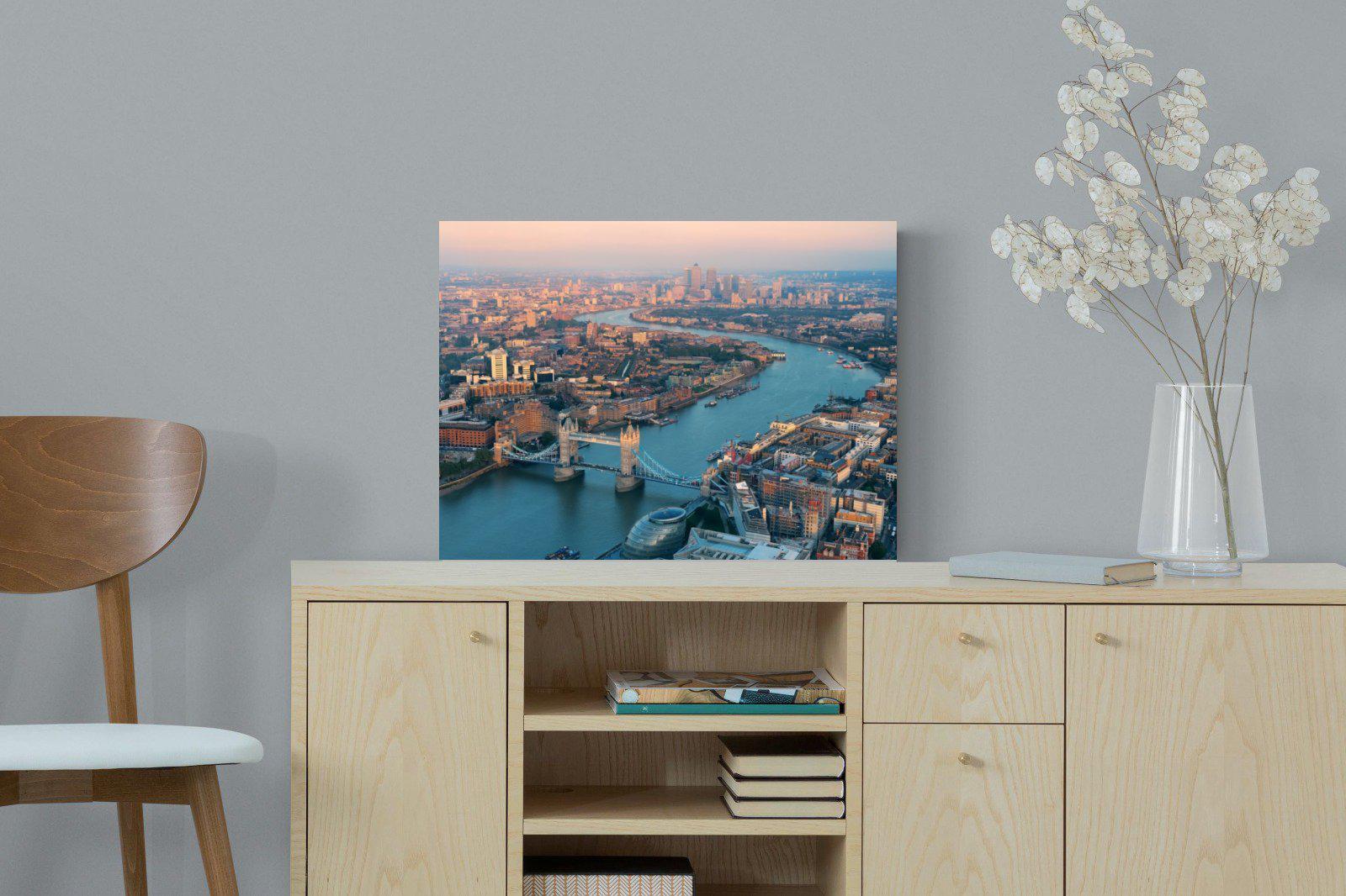 London-Wall_Art-60 x 45cm-Mounted Canvas-No Frame-Pixalot