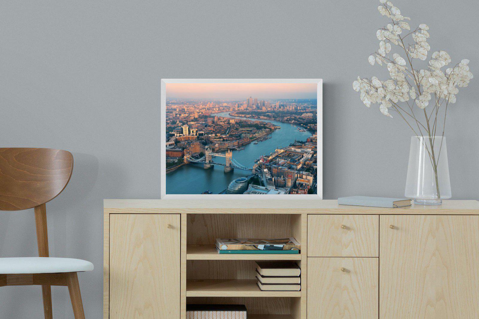 London-Wall_Art-60 x 45cm-Mounted Canvas-White-Pixalot