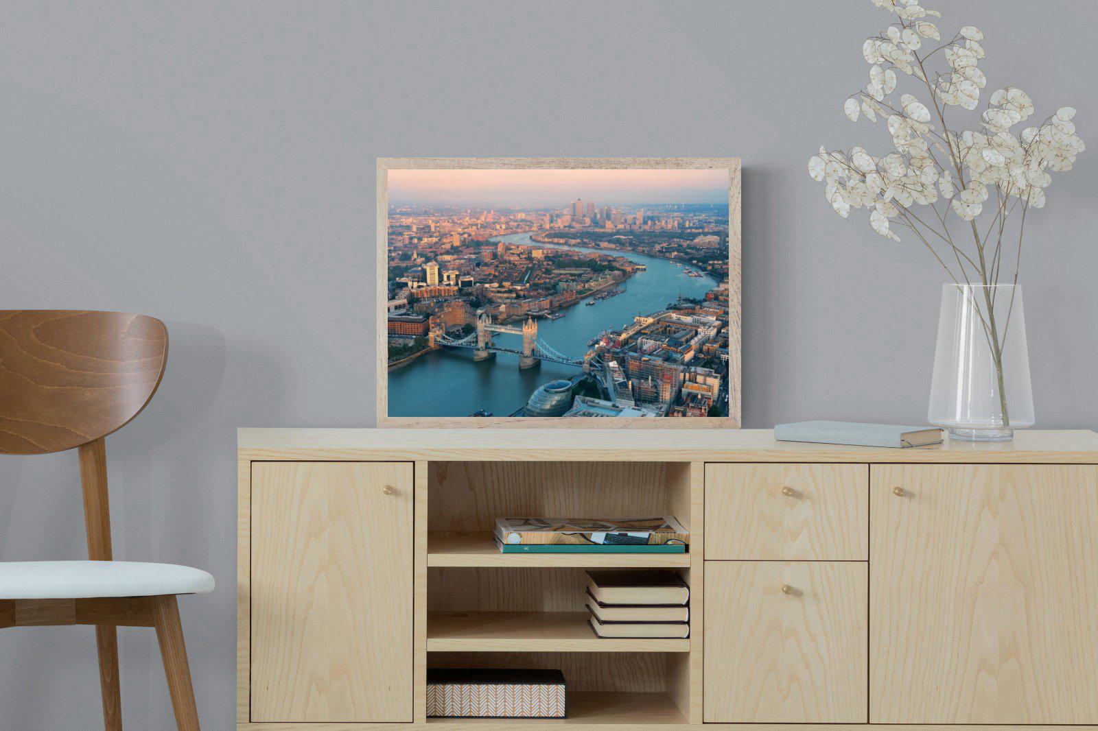 London-Wall_Art-60 x 45cm-Mounted Canvas-Wood-Pixalot