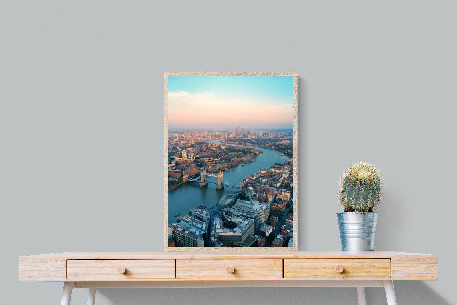 London-Wall_Art-60 x 80cm-Mounted Canvas-Wood-Pixalot