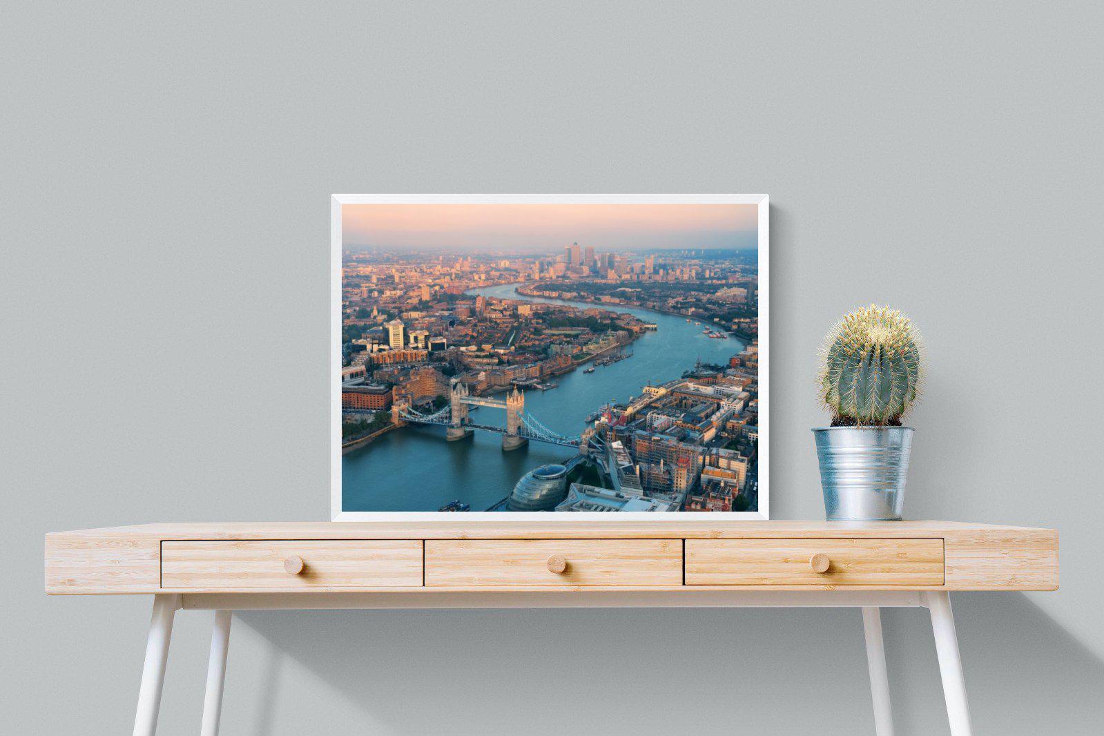 London-Wall_Art-80 x 60cm-Mounted Canvas-White-Pixalot