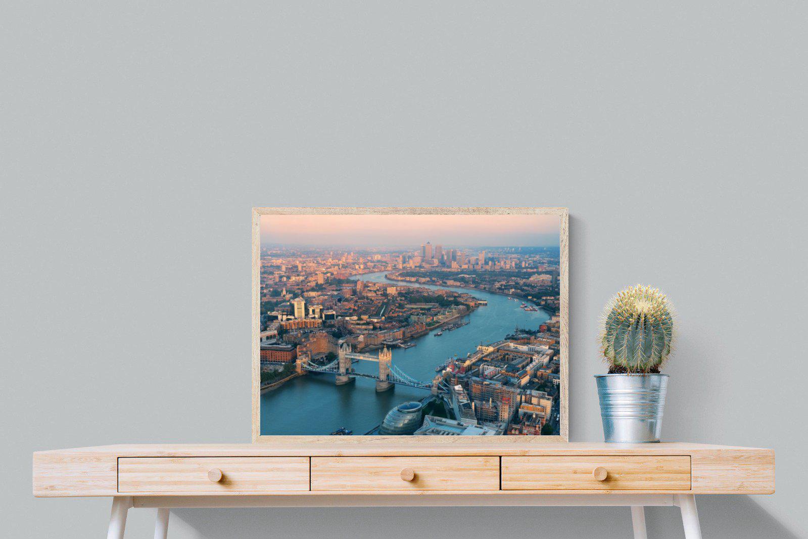 London-Wall_Art-80 x 60cm-Mounted Canvas-Wood-Pixalot